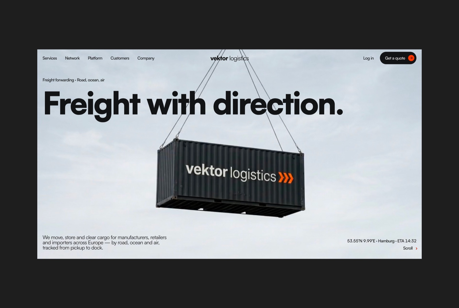 Vektor Logistics project cover